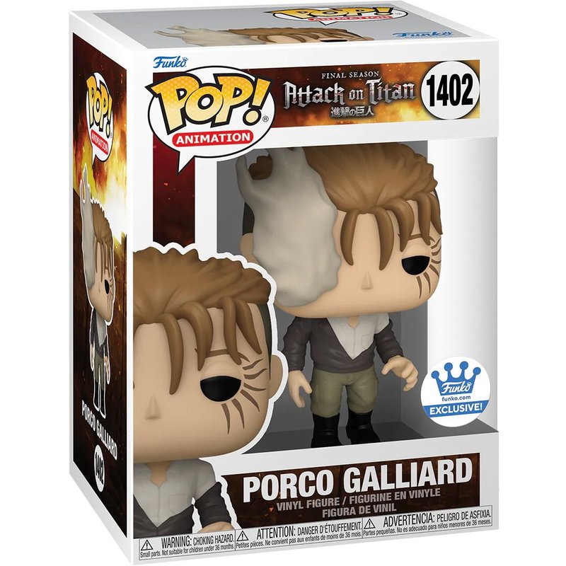 Figurine Funko Pop - L'attaque Des Titans (Snk) N°1402 - Porco Galliard (71251)