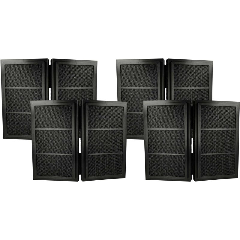 vhbw 4x Filtre à air compatible avec Blueair Pro L, Pro XL, Pro M purificateur - multicouches préfiltre + HEPA