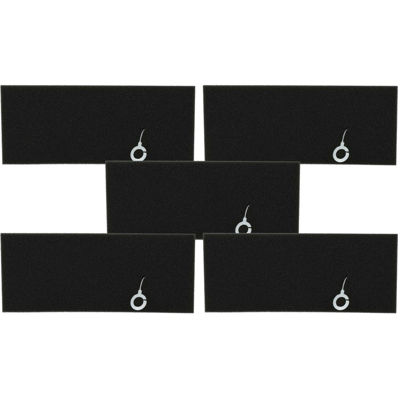 vhbw 5x filtre compatible avec Siemens SYNCHROPOWER BAGLESS 2200 W VS06G208, 2200W VS06G2080 aspirateur - Filtre en mousse