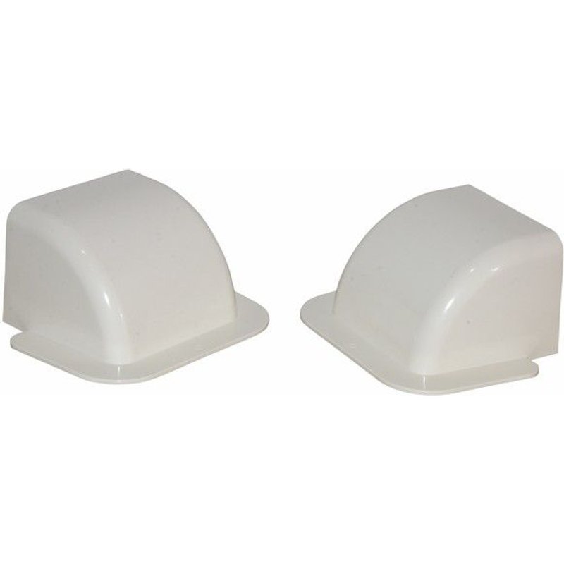 Passage de mur courbe 140x90 blanc crème 9001 (X 4) - DIFF