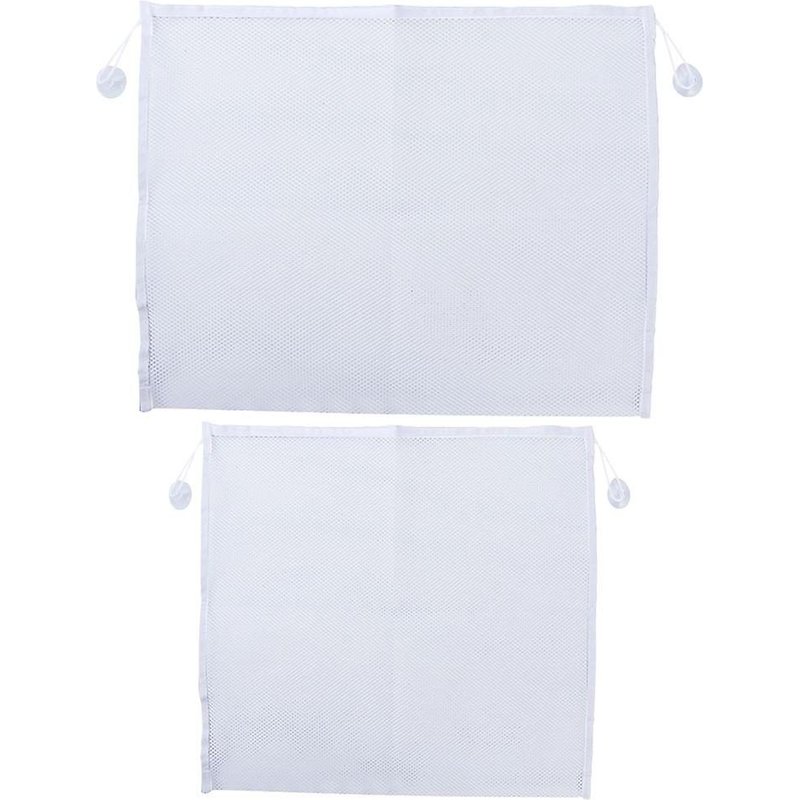Lot De 2 Supports De Jouets De Bain En Maille - Sacs De Rangement Durables Avec Ventouses Pour Jouets D'enfants - Organiseur De Salle De Bain Peu Encombrant