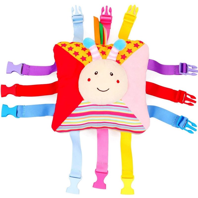 Jouet En Papier Froissé Et Clochette Pour Tout-Petits ¿ Coussin Sensoriel À Boucle Pour La Motricité Fine Et Le Plaisir Des Voyages