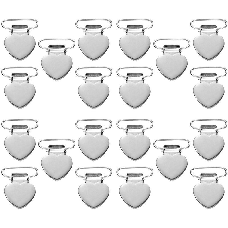 Lot De 20 Attaches-Tétines En Fer Robustes ¿ Attaches Polyvalentes Pour Bavoirs, Jouets Et Plus Encore