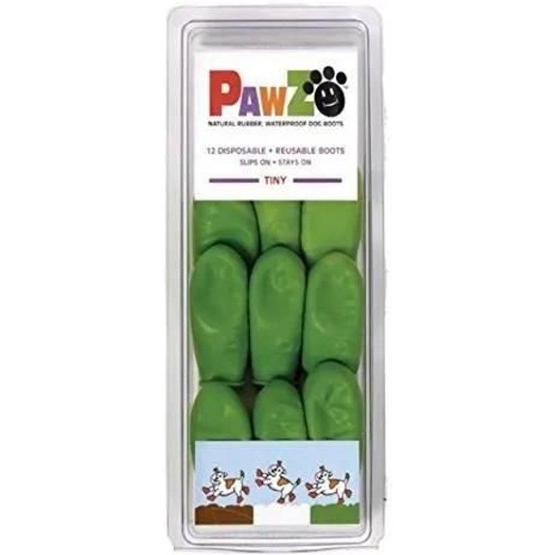 Bottes Pour Chien - Pawz - Tiny - Vert Citron - Imperméable - Biodégradable