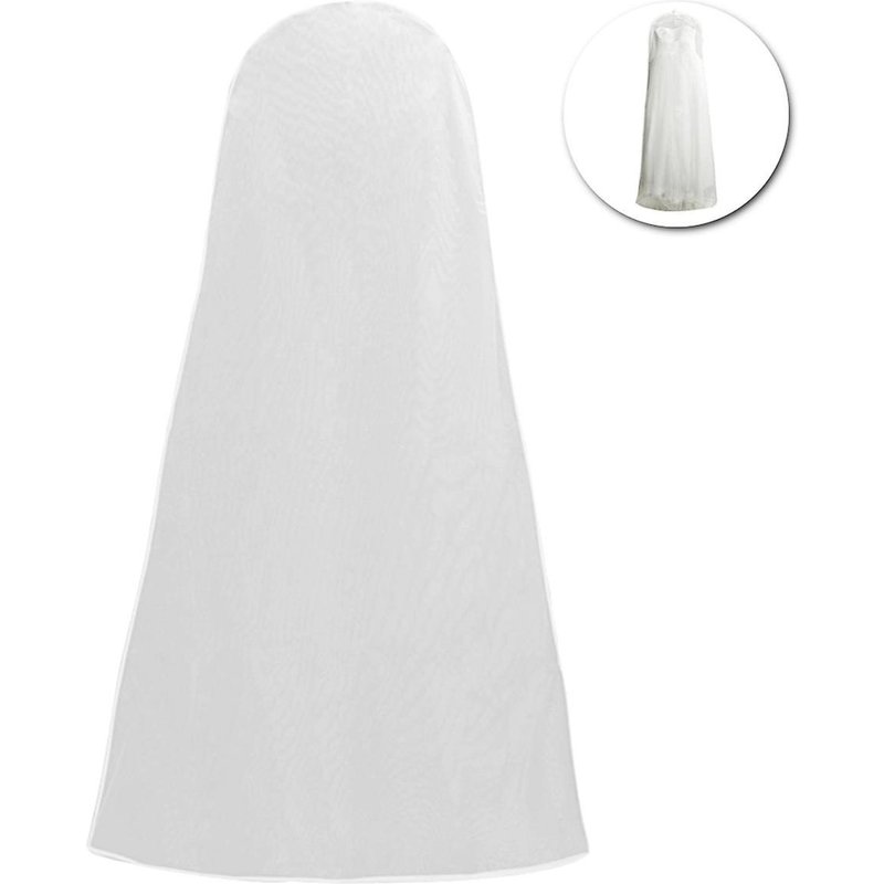Housse De Protection Pour Robe De Mariée Haut De Gamme, Transparente, Durable, Idéale Pour Le Rangement Et Les Voyages.