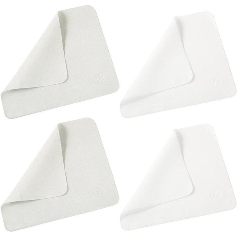 Lot de 10 chiffons de nettoyage en microfibre pour lunettes et écrans - Sans traces, sans rayures, portables et lavables