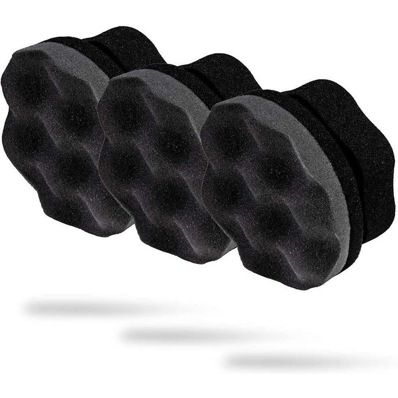 Applicateur ergonomique pour pneus - Lot de 3 éponges en mousse pour un nettoyage précis et une application propre