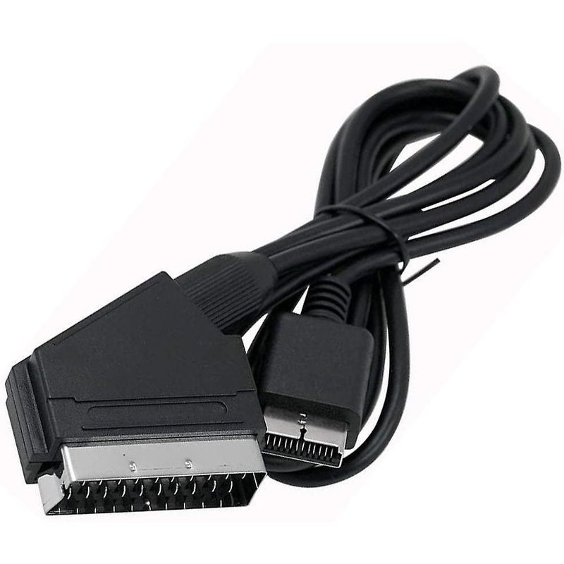 Câble péritel RVB haute qualité pour PS2/PS3/PSOne - Câble AV de 1,8 m pour une expérience vidéo et audio supérieure