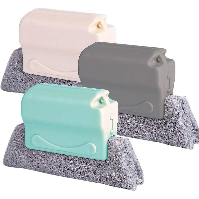 Ensemble de brosses de nettoyage multi-usages haut de gamme ¿ Écologiques, durables, compactes, 3 couleurs pour un nettoyage efficace de la maison