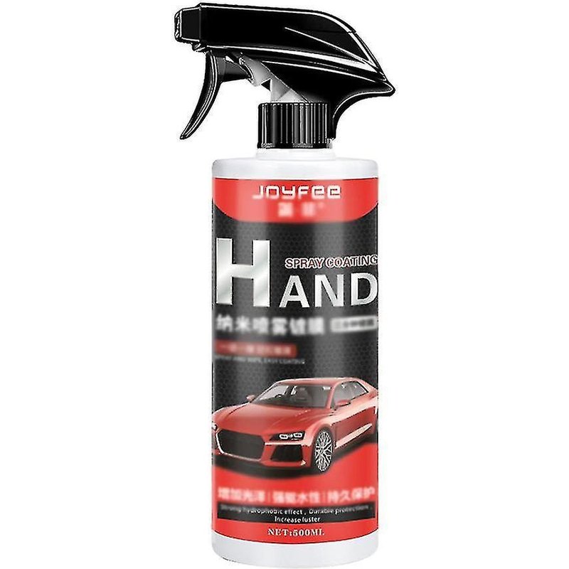 Spray de cire nano-coating pour voitures 500 ml ¿ Brillance et protection hydrophobes, nettoyant durable pour voiture