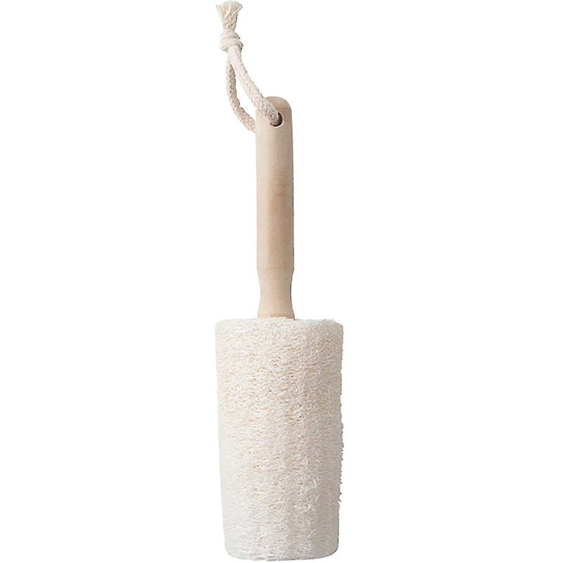 Brosse à gobelet en forme de gourde avec manche en bois ¿ Outil de nettoyage écologique pour tasses, verres et bouteilles