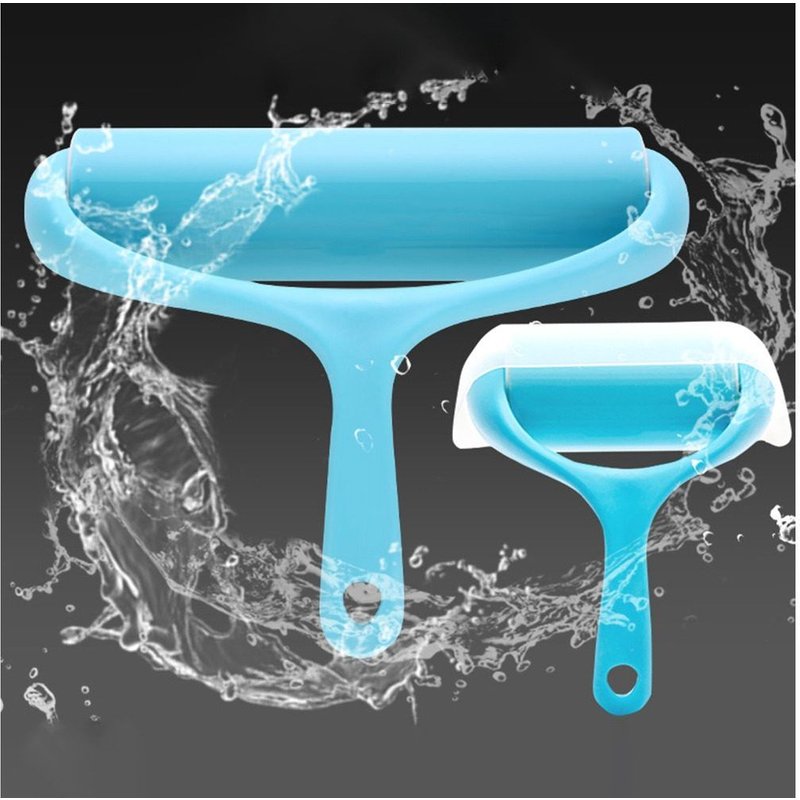 Lot de 2 essuie-poussière réutilisables en silicone pour vêtements, meubles et sièges auto