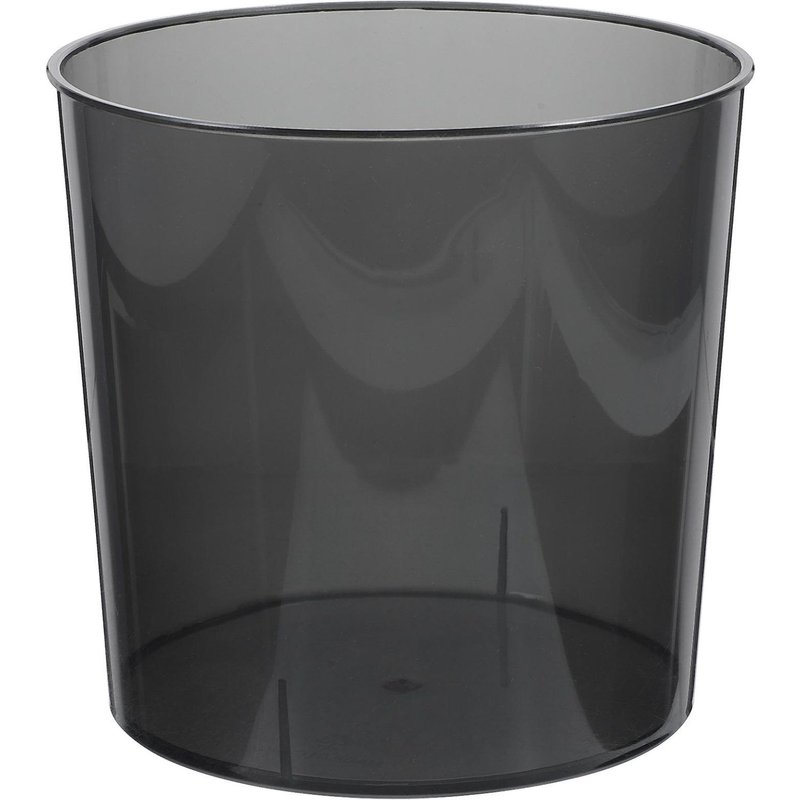 Poubelle de bureau élégante grise ¿ Support de rangement multifonction pour la maison et le bureau ¿ Anti-odeurs et portable