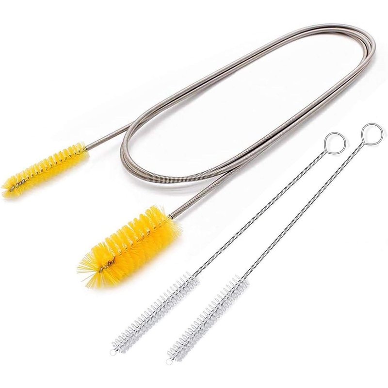 Brosse De Drainage Flexible Daixeisncx - Nettoyeur En Nylon À Double Extrémité De 67 Pouces Pour Aquariums, Éviers Et Zones Difficiles D'accès
