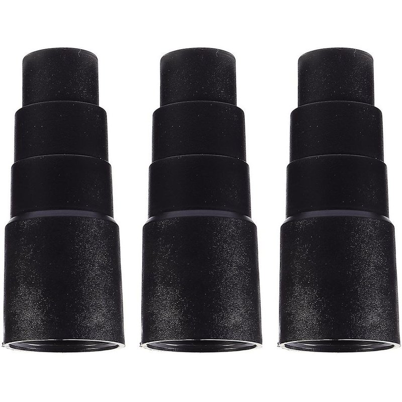 Lot de 3 adaptateurs de tuyau d'aspirateur - Connecteurs de tube d'aspiration en plastique durable pour un nettoyage polyvalent