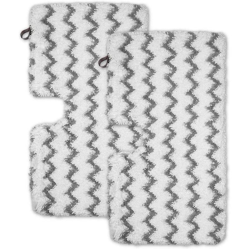 Lot de 2 lingettes lavables en microfibre pour balai vapeur Shark S3500, S3601 et S3801 - Lingettes de nettoyage durables et réutilisables