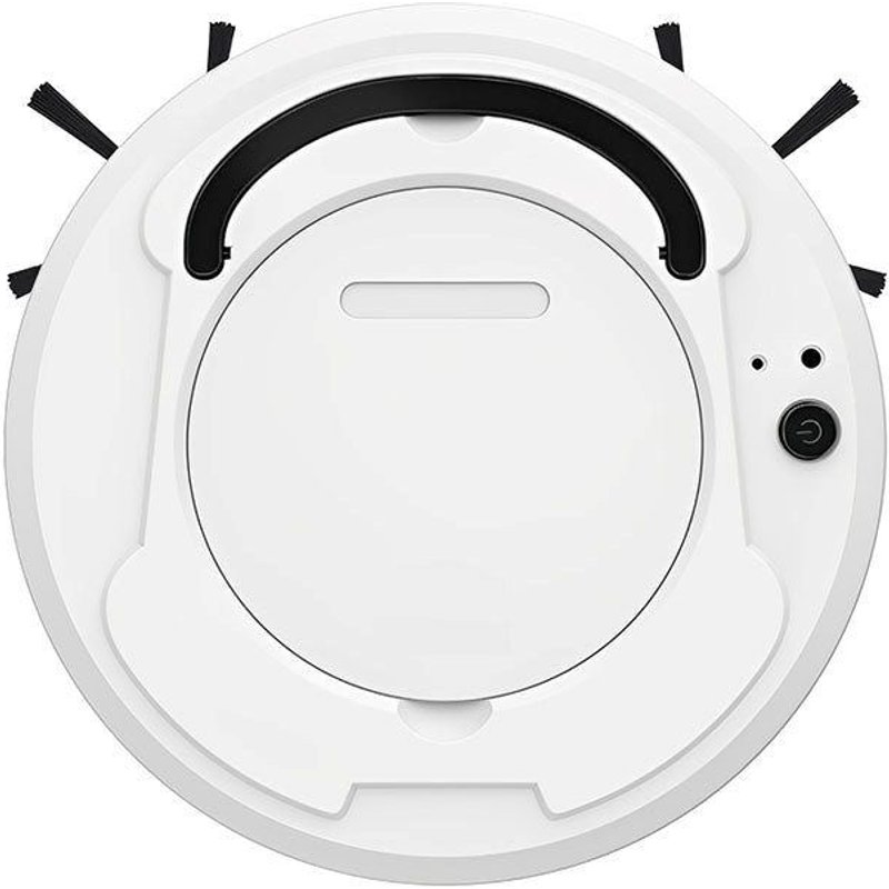 Aspirateur robot portable intelligent - Noir Autonomie de 70 minutes, ultra-silencieux, nettoyage et vadrouille intelligents