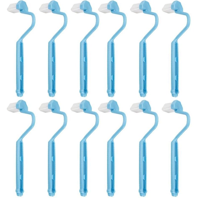 Lot de 12 brosses de nettoyage d'angle pour salle de bain et fenêtres - Ergonomiques, durables et efficaces pour les zones difficiles d'accès