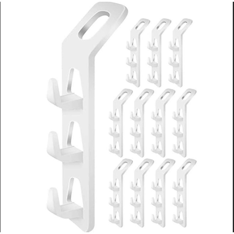 Crochets De Suspension En Cascade Peu Encombrants - Organiseur Multicouche Pour Un Rangement Efficace De La Garde-Robe