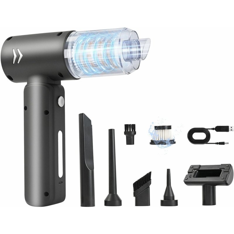 Aspirateur à main sans fil pour voiture 9 000 PA ¿ Mini aspiration puissante pour le nettoyage de la maison et du véhicule