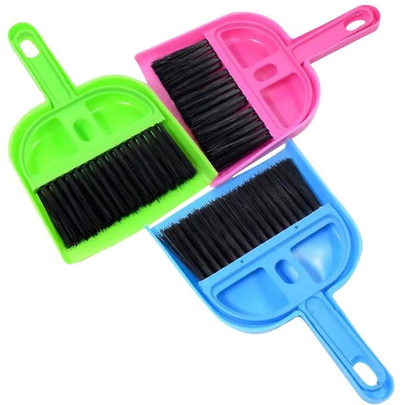 Ensemble mini-balai et pelle à poussière pour cages de petits animaux ¿ Outil de nettoyage idéal pour cochons d'Inde, lapins et autres animaux