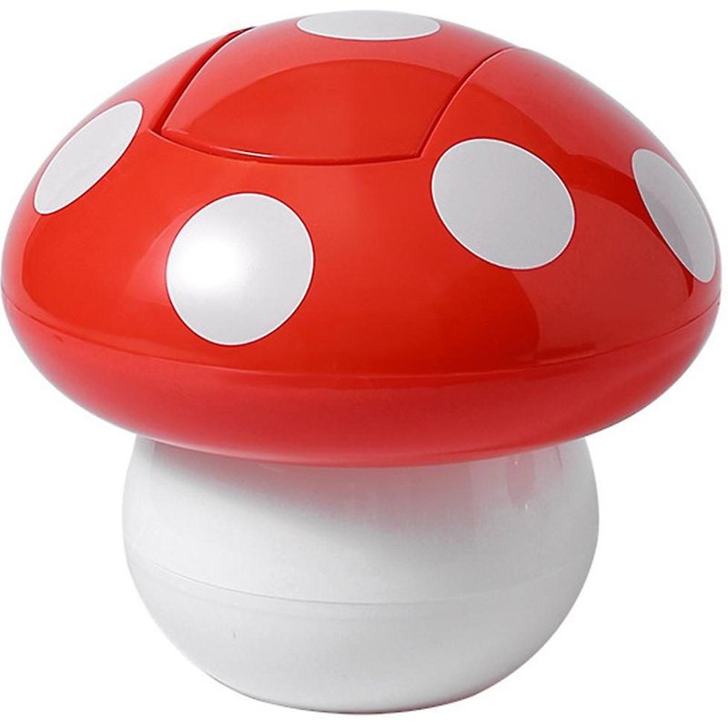 Mini poubelle de bureau en forme de champignon ¿ Élégante poubelle de table en plastique ABS pour la maison et le bureau