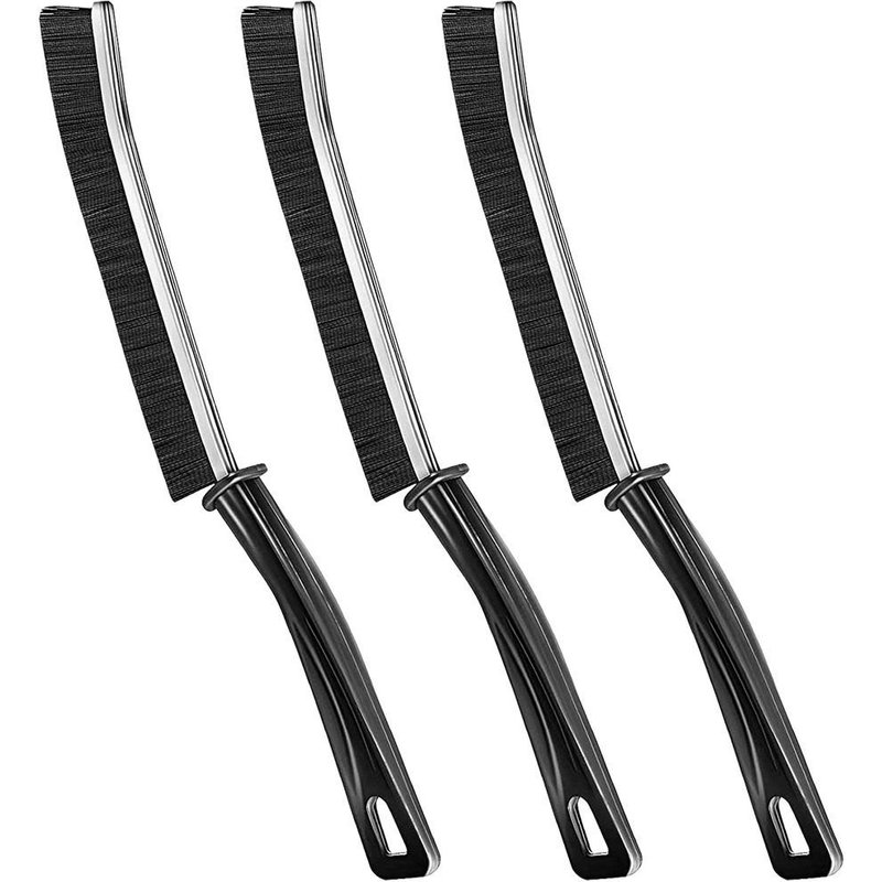Lot de 3 brosses de nettoyage pour les zones difficiles d'accès de la salle de bain - Outil de nettoyage durable, polyvalent et efficace
