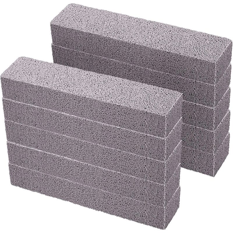 10 bâtonnets de nettoyage à la pierre ponce - Efficaces pour éliminer l'eau dure, la rouille et la saleté - Sans danger pour toutes les surfaces