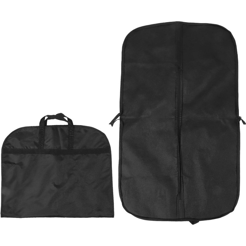 Lot De 2 Housses De Protection Pliables Et Anti-Poussière Pour Vêtements ¿ Housses En Tissu Oxford Durables Pour Le Voyage Et Le Rangement ¿ Noir