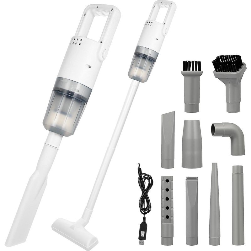 Aspirateur balai sans fil puissant avec fonction de nettoyage, longue durée de vie de la batterie et accessoires de buse polyvalents