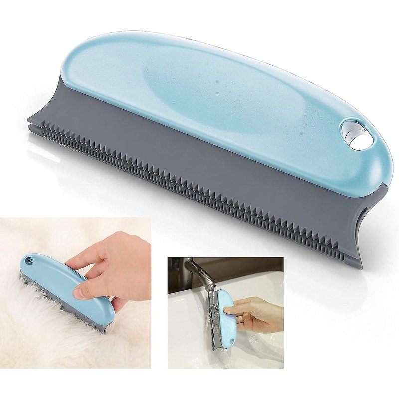 Brosse Anti-Poils Pour Chiens Et Chats, Sans Effort ¿ Outil En Caoutchouc Durable Pour Tapis, Canapés Et Autres