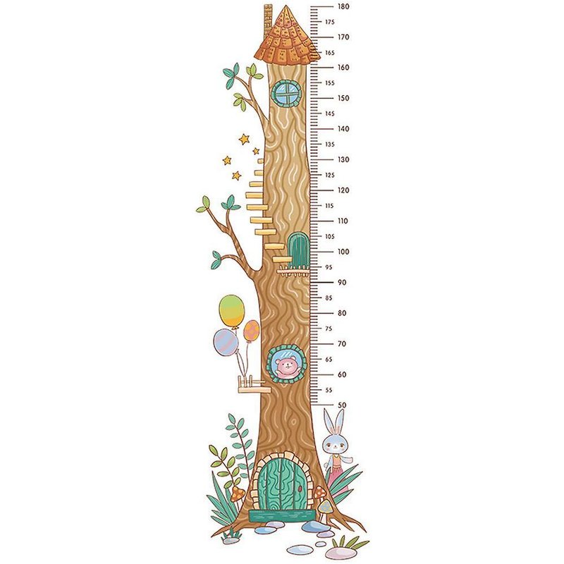 Autocollant 3d Coloré Pour Tableau De Croissance Des Enfants - Règle De Hauteur En Pvc Durable Pour La Décoration De La Chambre D'enfant Et De La Salle De Jeux