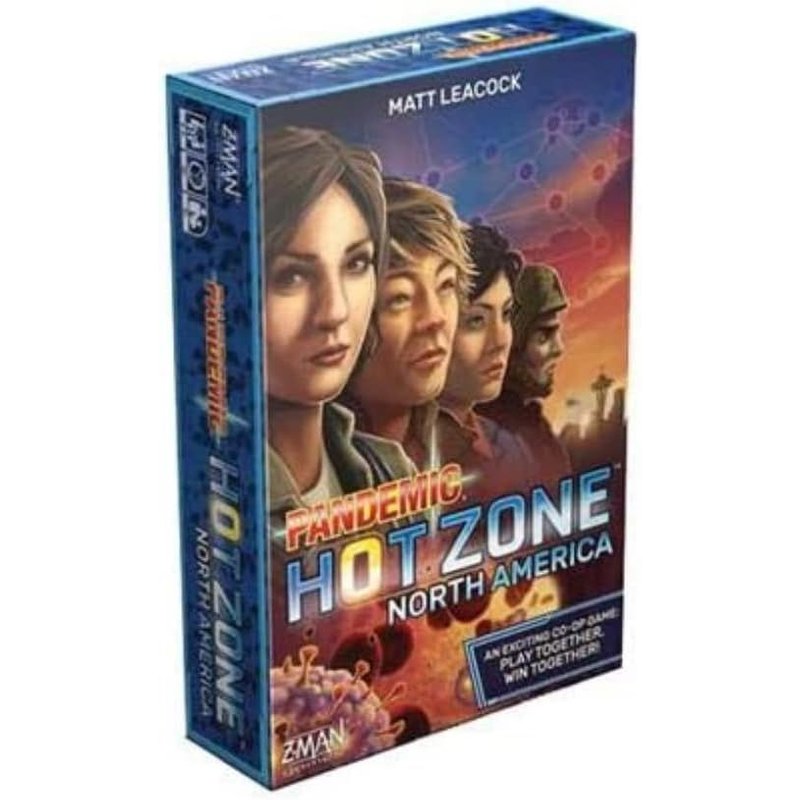 Shiliu-Asmodee Z-Man Games Pandemic Zone Rouge : Amérique Du Nord Jeu De Société Jeu Coopératif A Partir De 8 Ans 2 À 4 J[