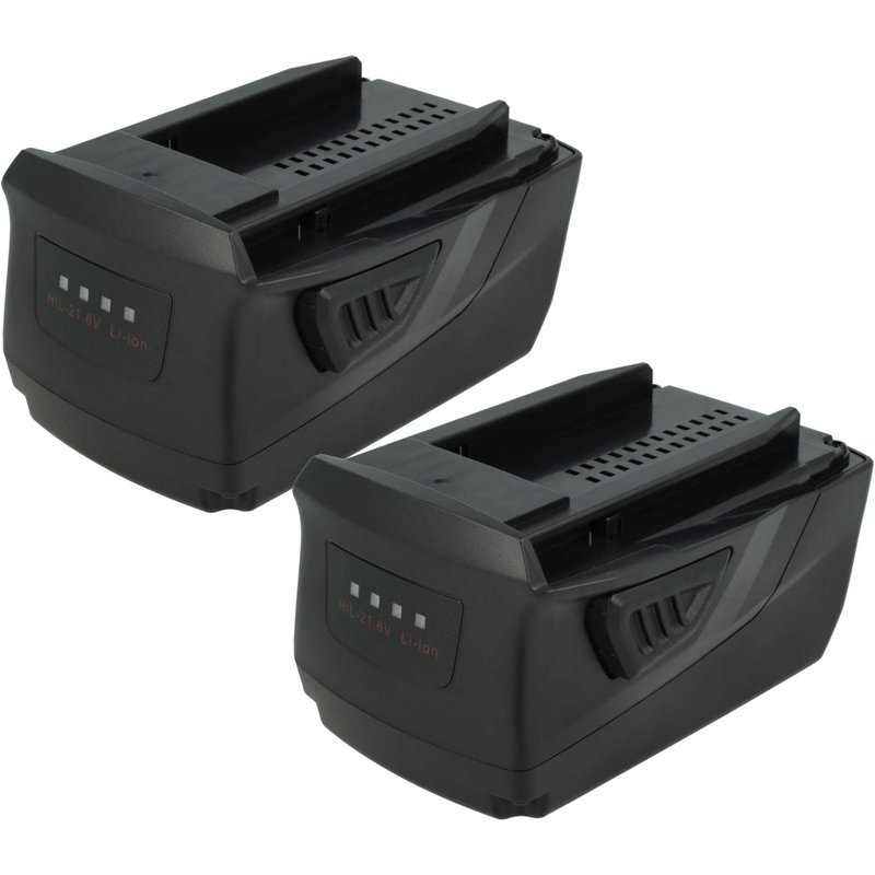 vhbw 2x Batterie compatible avec Hilti SC 70W-A22, RC 4/36-DAB, RT 6-A22, SCM 22-A, SB 4-A22, SBT 4-A22 outil électrique (6000 mAh, Li-ion, 21,6 V)