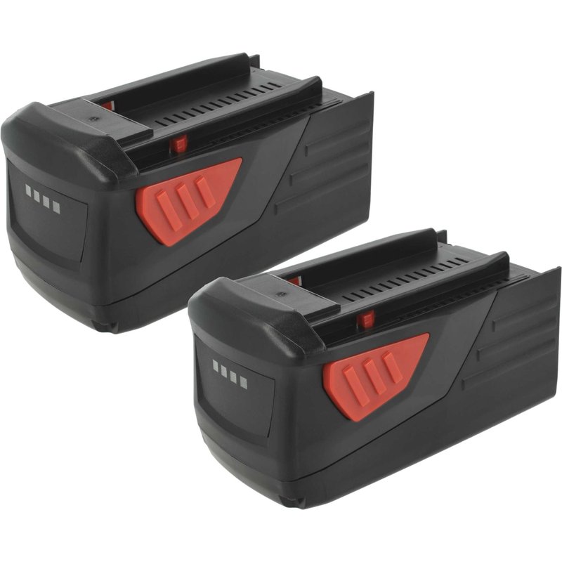 vhbw 2x Batterie compatible avec Hilti WSC 7.25-A36, TE 7A, TE7A outil électrique (5000 mAh, Li-ion, 36 V)