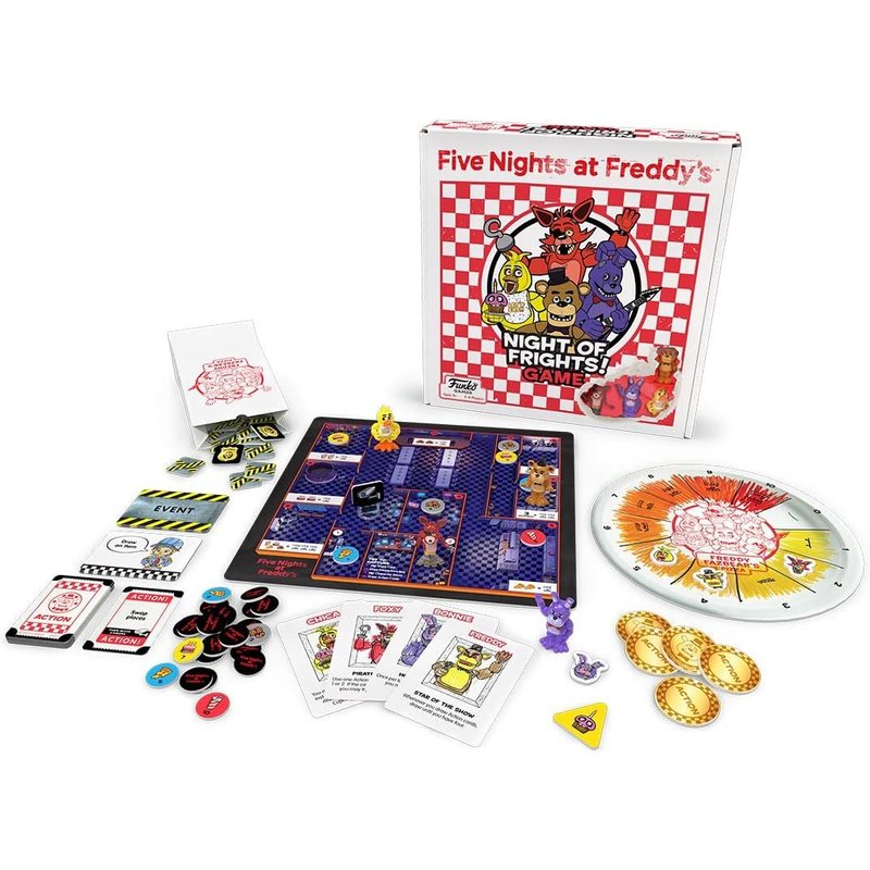 Hamiltion-Funko-Five Night's At Freddy's (Fnaf)-Nights Of Fright Board Game, 2-4 Players, Family Game