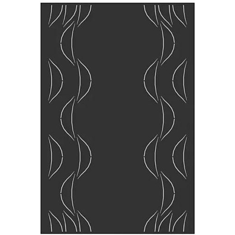 Plaque de protection mural Le Marquier Eole noir L.80 x H.120 cm