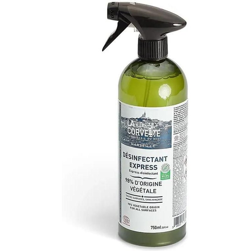 Désinfectant express ECOCERT toutes surfaces La Corvette 750ml