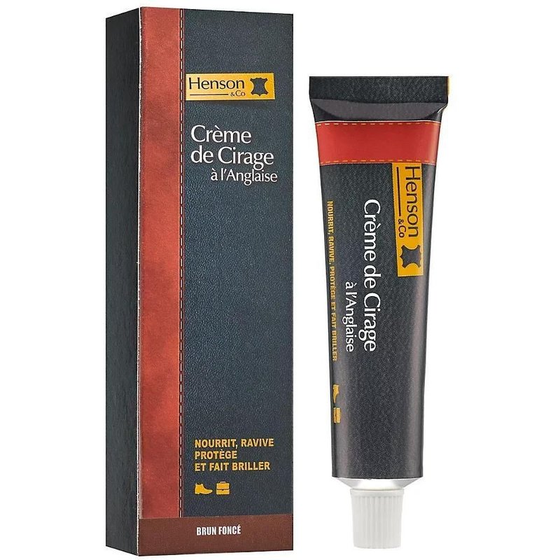 Crème de cirage anglais Henson & Co brun 50ml