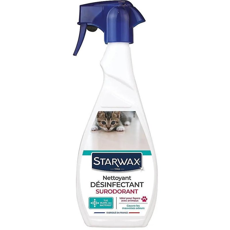 Nettoyant désinfectant suprodorant milieu animal Starwax 500ml