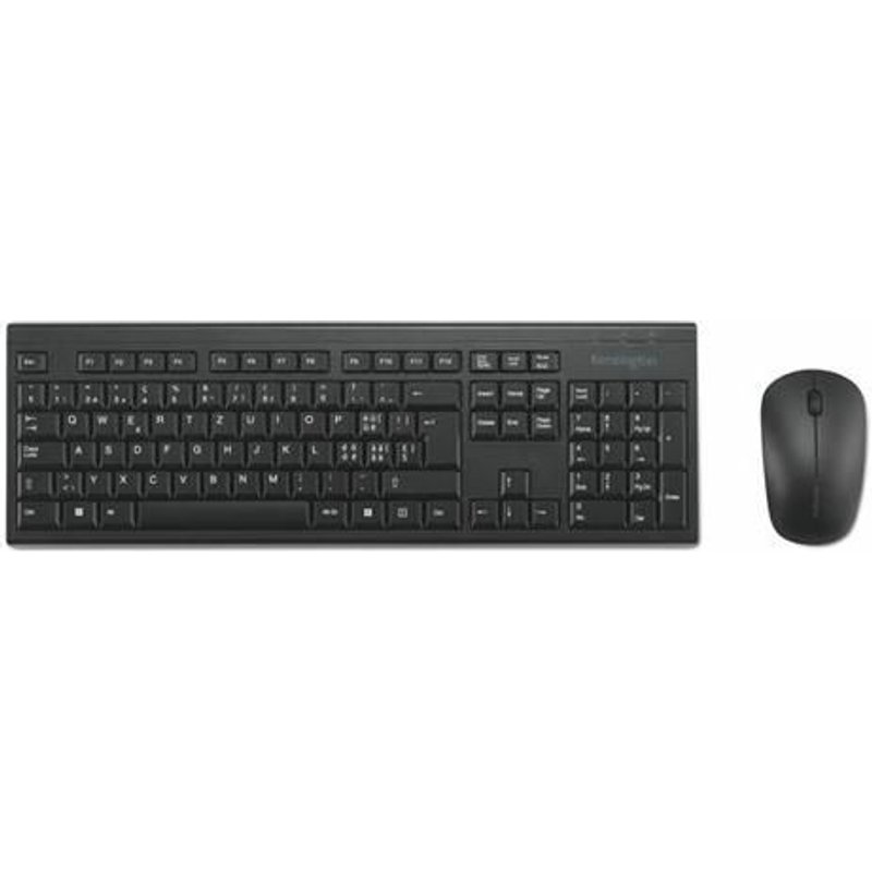Kensington KM150 EQ - Ensemble clavier et souris - full size - sans fil - 2.4 GHz - QWERTZ - Suisse - carton FSC
