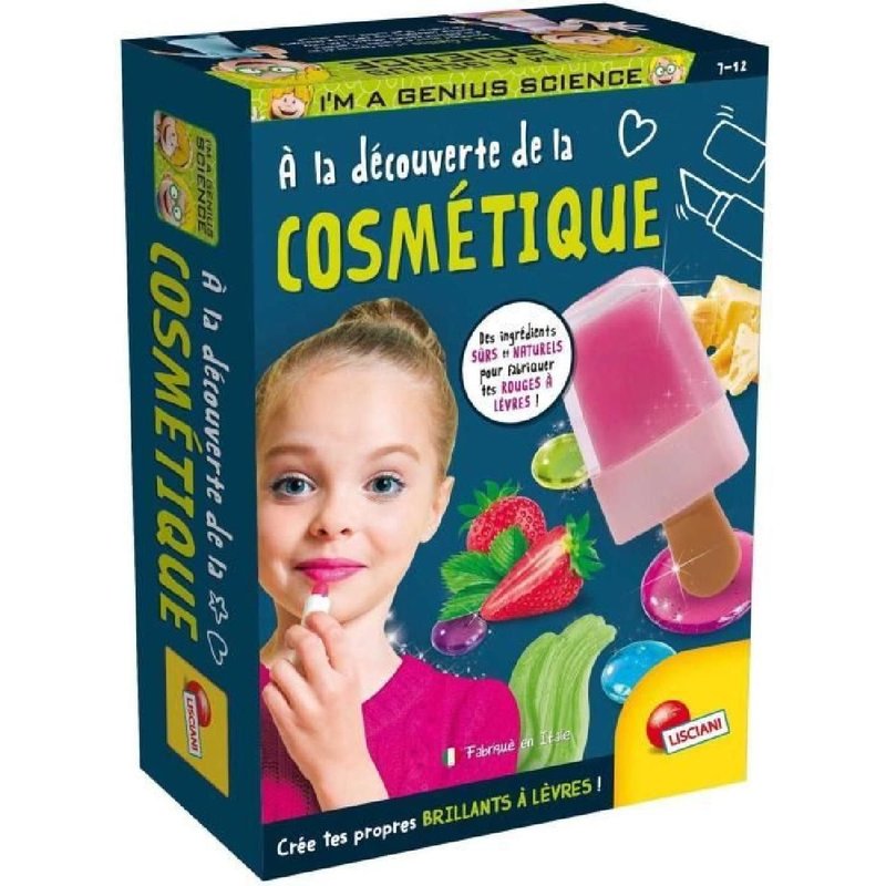 Découverte De La Cosmétique - Kit Scientifique - I'm A Genius Pocket - Ingrédients Naturels. Recettes Variées