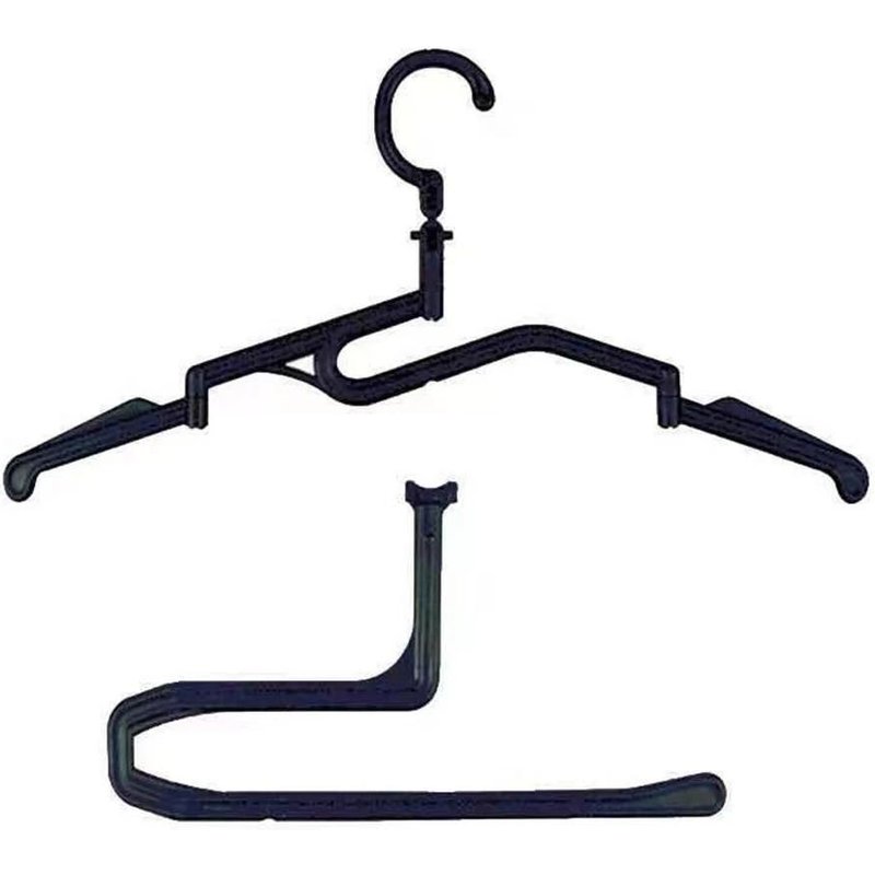 Porte-Vêtements Pliable - 10pcs Solutions De Stockage Rapide Et D'organisation De La Maison