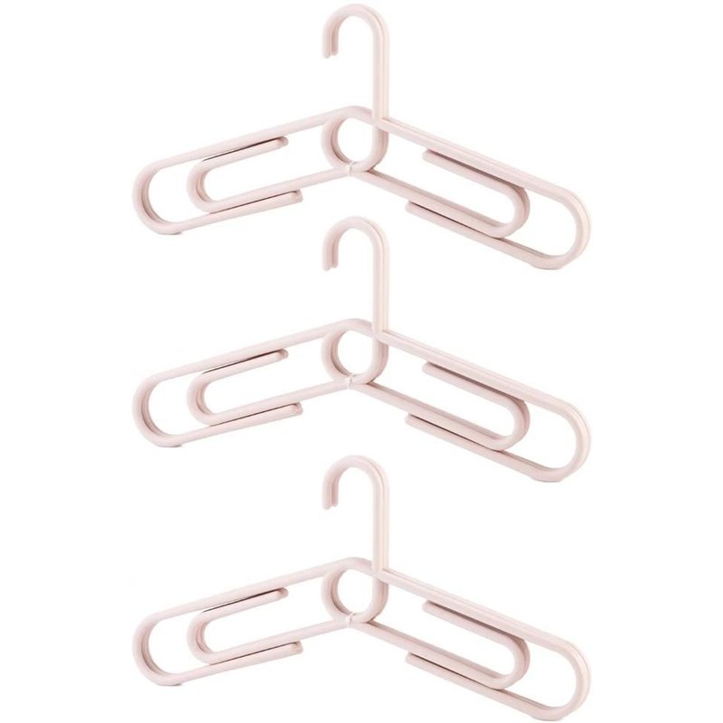 Cintres Multifonctionnels Pour Trombones - Support De Rangement Pour La Maison Créative,3pcs Café Léger,3pcs