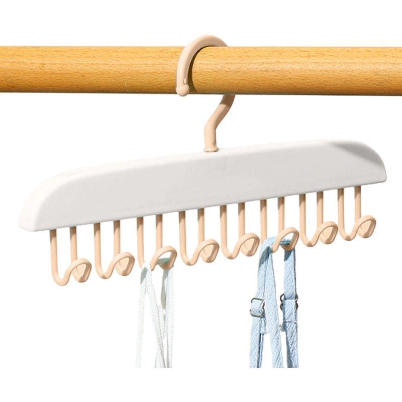 Sous-VĂȘtements En Plastique Porte-Jarretelles Support De Rangement De VĂȘtements Multifonctionnel Pour Chambre Ă Coucher Blanc