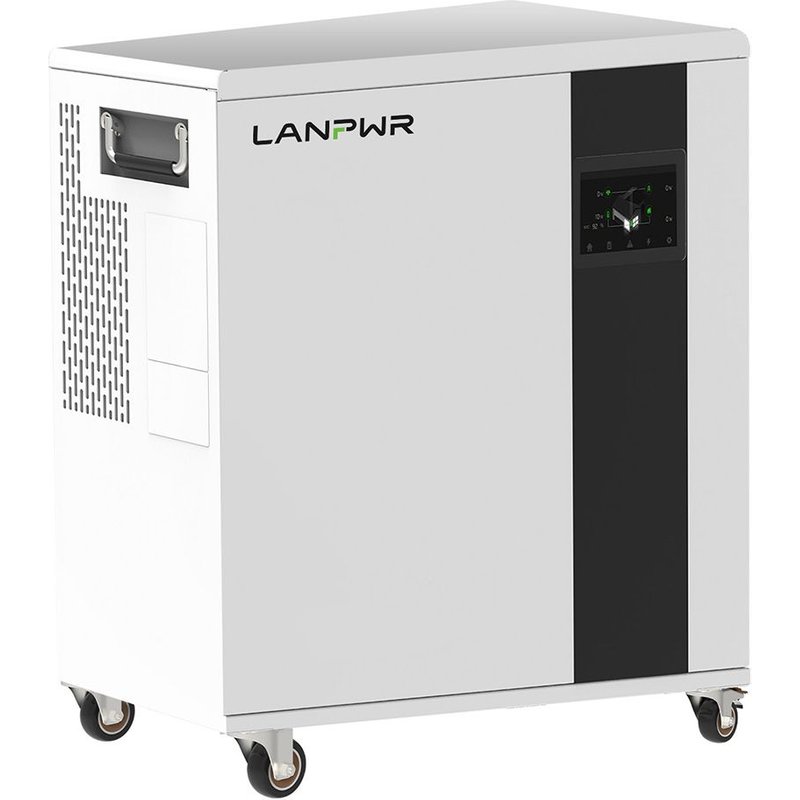 Centrale solaire LANPWR UFox Plus 35E, générateur solaire 3 500 W 5 120 Wh, batterie LiFePO4, onduleur hors réseau, extensible et contrôlable par application