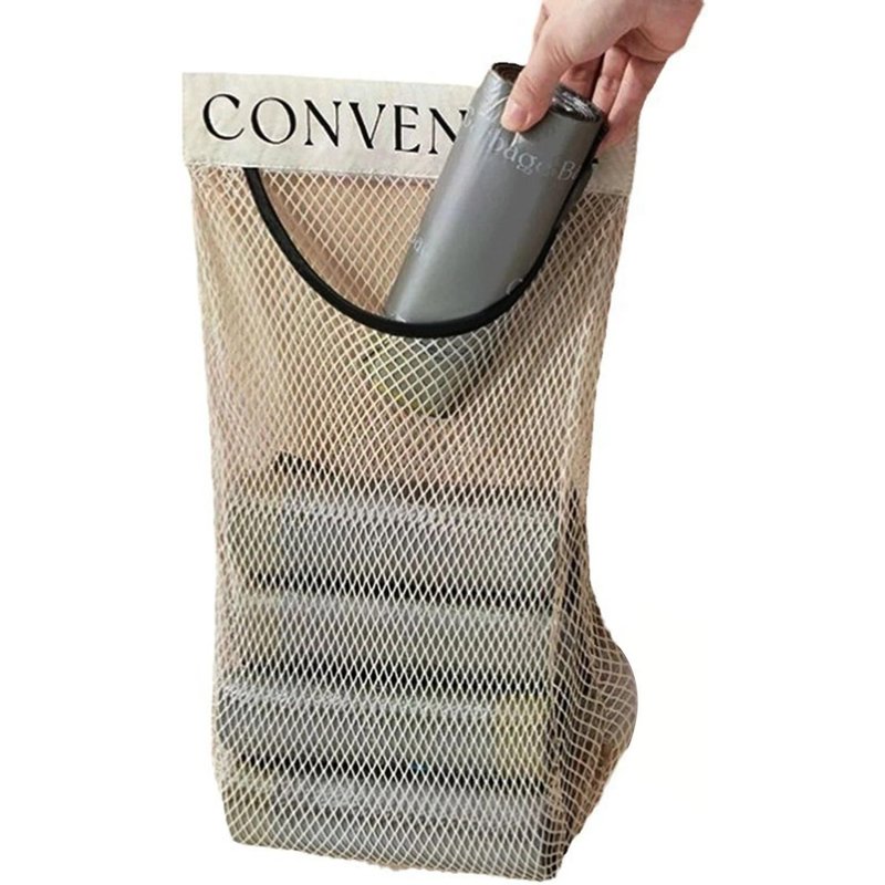 Sac De Rangement En Plastique En Forme De U Poche En Maille De Grande Capacité À La Mode Pour La Lettre C De La Maison