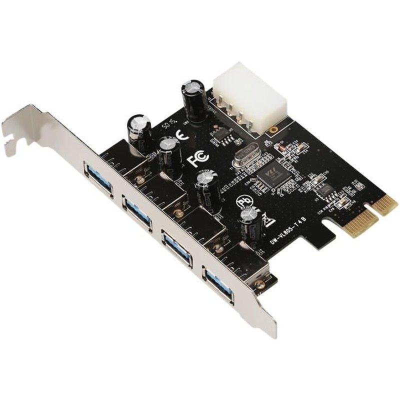 MicroConnect - Adaptateur USB - PCIe 2.0 - USB 3.0 x 4