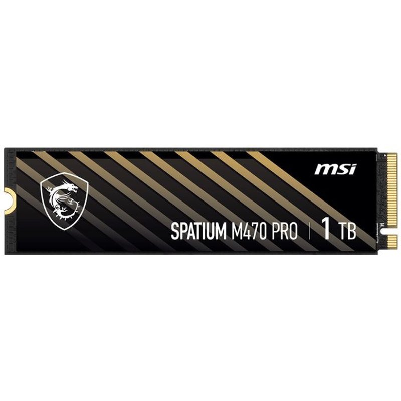 MSI Spatium M470 PRO PCIe 4.0 NVMe M.2 1TB 1 To PCI Express 4.0 3D NAND