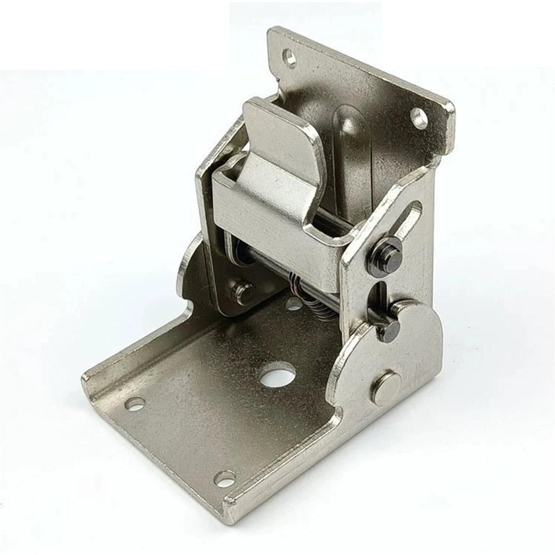 Supports Pliants Pour Pieds De Lit Charnière Autobloquante 0-90 Degrés Support D'extension De Verrouillage Robuste Blanc